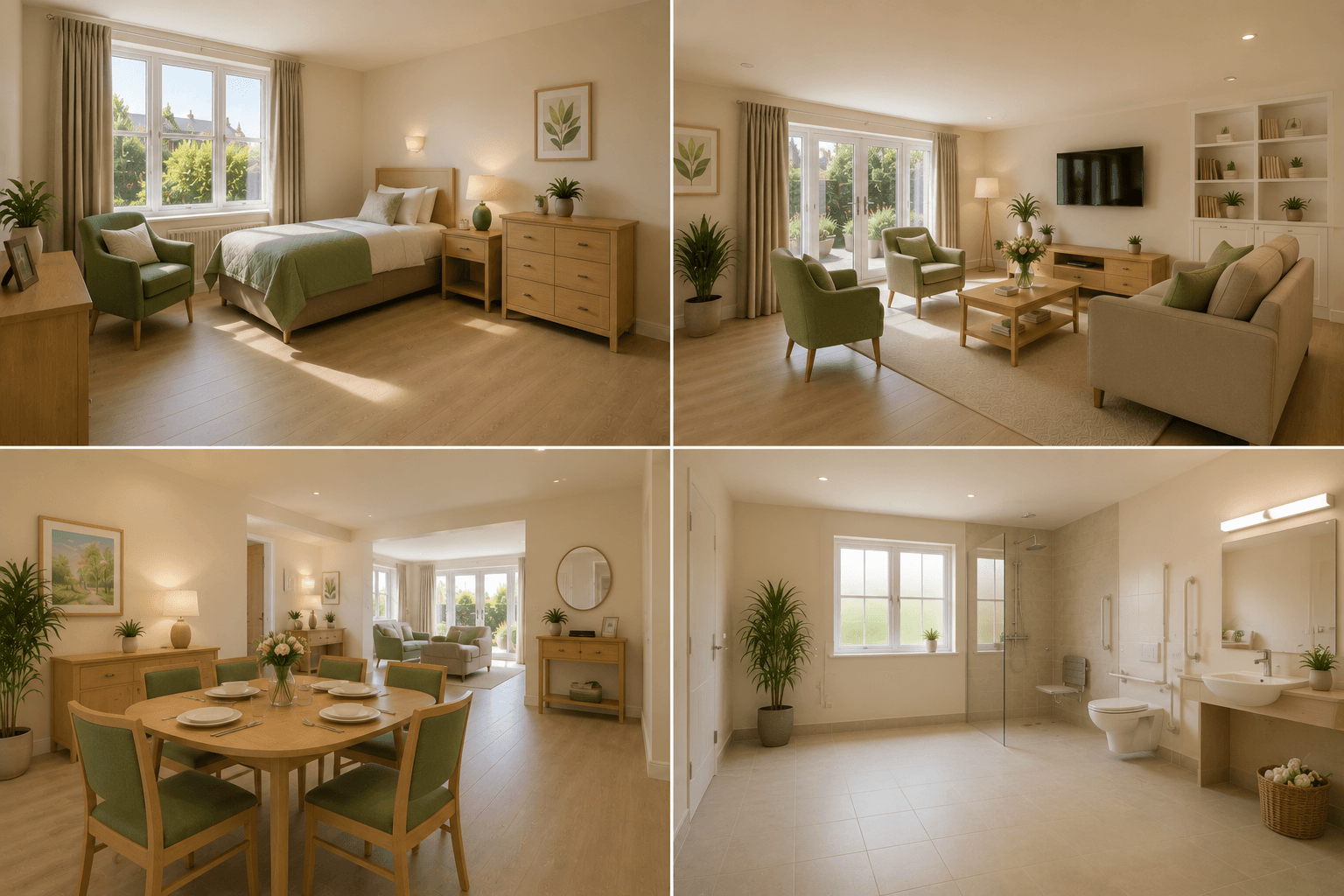 Comfortable bedroom or lounge